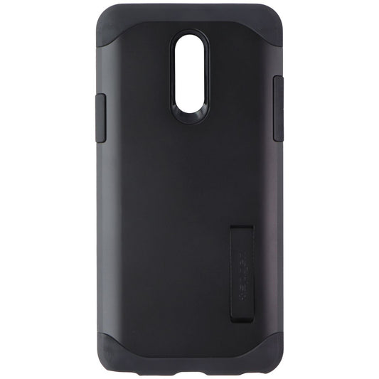 Spigen Slim Armor Series Case with Kickstand for LG Q Stylo+ (Plus) - Black Cell Phone - Cases, Covers & Skins Spigen - Simple Cell Bulk Wholesale Pricing - USA Seller