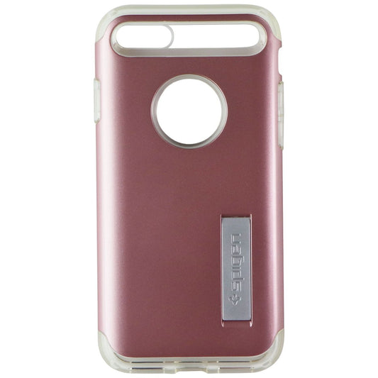 Spigen Slim Armor Dual Layer Case Cover w/ Kickstand iPhone 8 / 7 - Pink / Clear Cell Phone - Cases, Covers & Skins Spigen - Simple Cell Bulk Wholesale Pricing - USA Seller