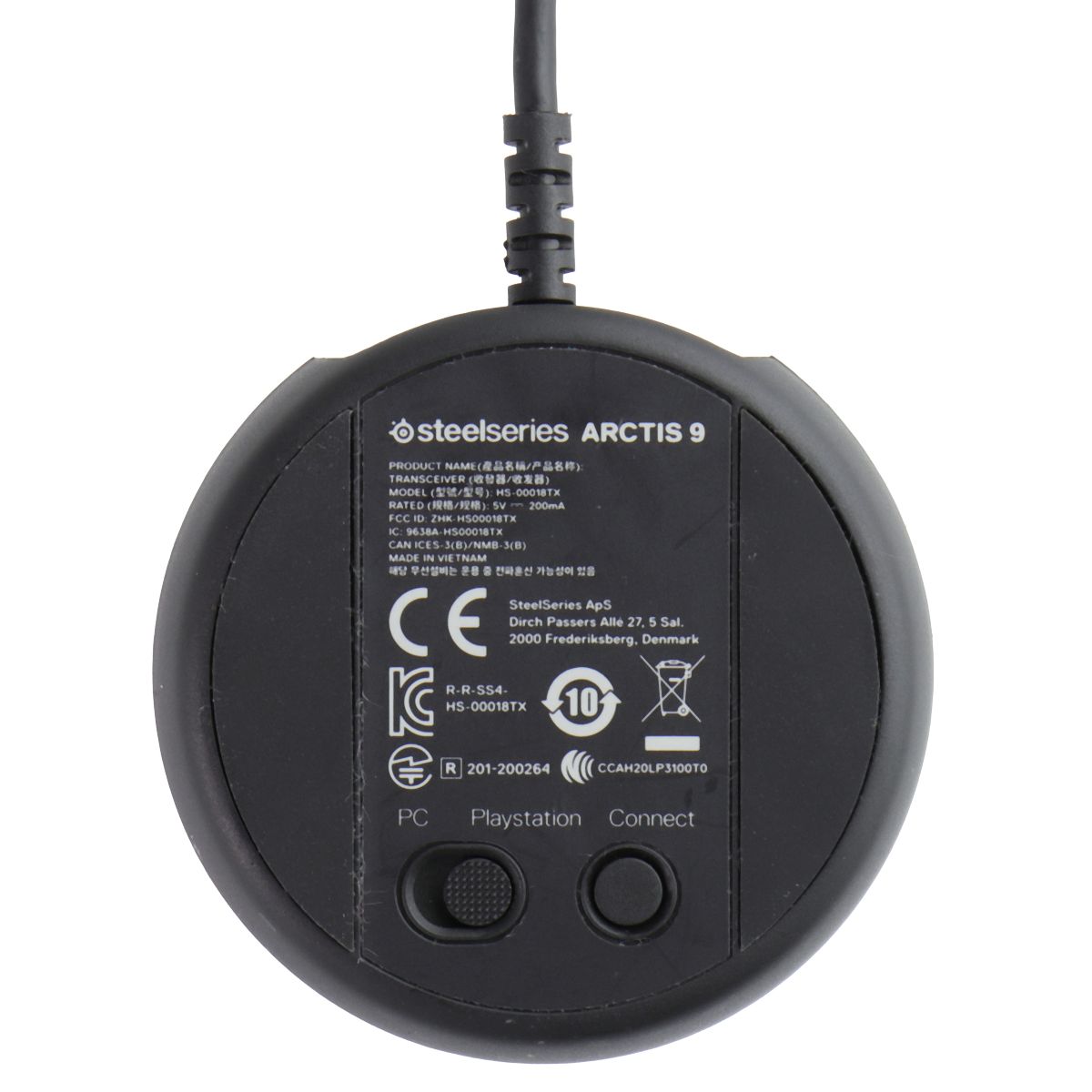 SteelSeries Arctis 9 Wireless Wireless Gaming Headset for PC/Playstation - Black Portable Audio - Headphones SteelSeries - Simple Cell Bulk Wholesale Pricing - USA Seller