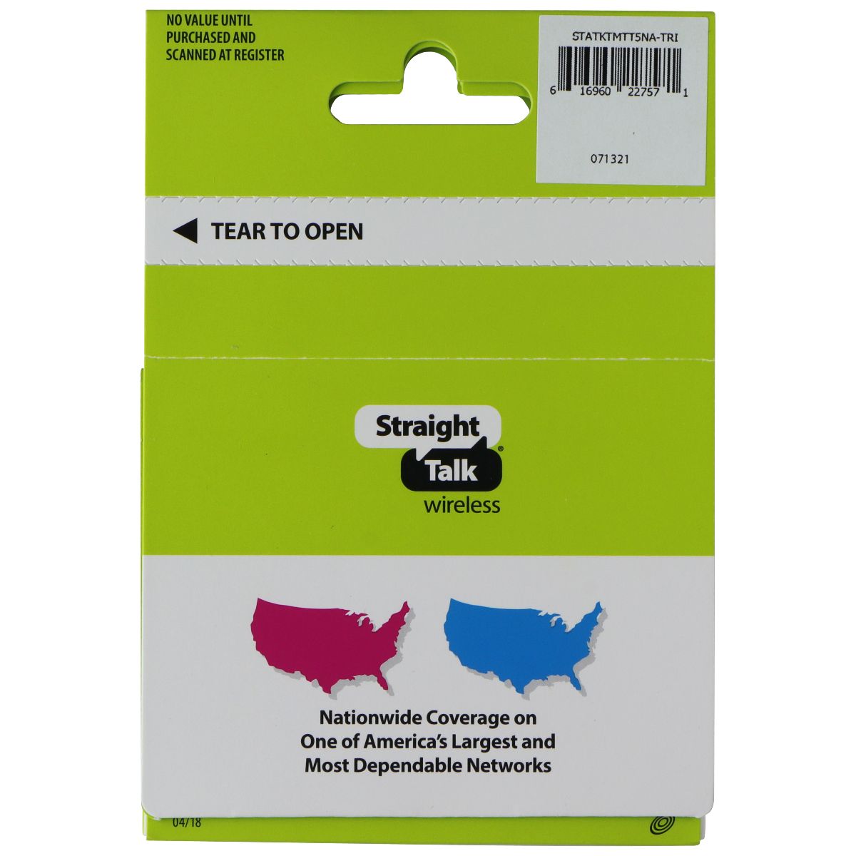 StraightTalk Wireless GSM SIM Card KIT for Tablets (Nano/Micro/Stndrd) T5NA