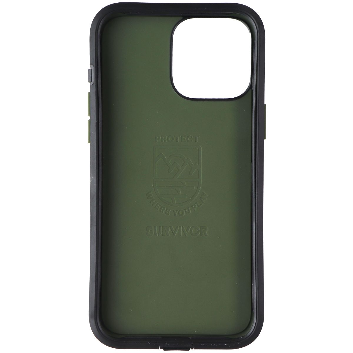 Survivor All-Terrain Earth Series Case for iPhone 13 Pro Max - Black/Wild Fern Cell Phone - Cases, Covers & Skins Survivor - Simple Cell Bulk Wholesale Pricing - USA Seller