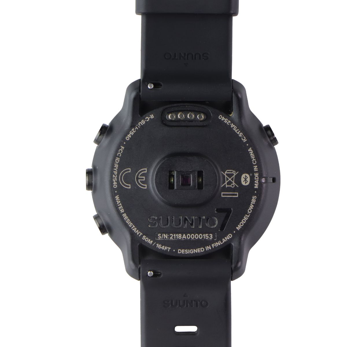 Suunto 7 GPS 43mm (OW185) WiFi Smart Watch - Stainless Steel Black Smart Watches Suunto - Simple Cell Bulk Wholesale Pricing - USA Seller