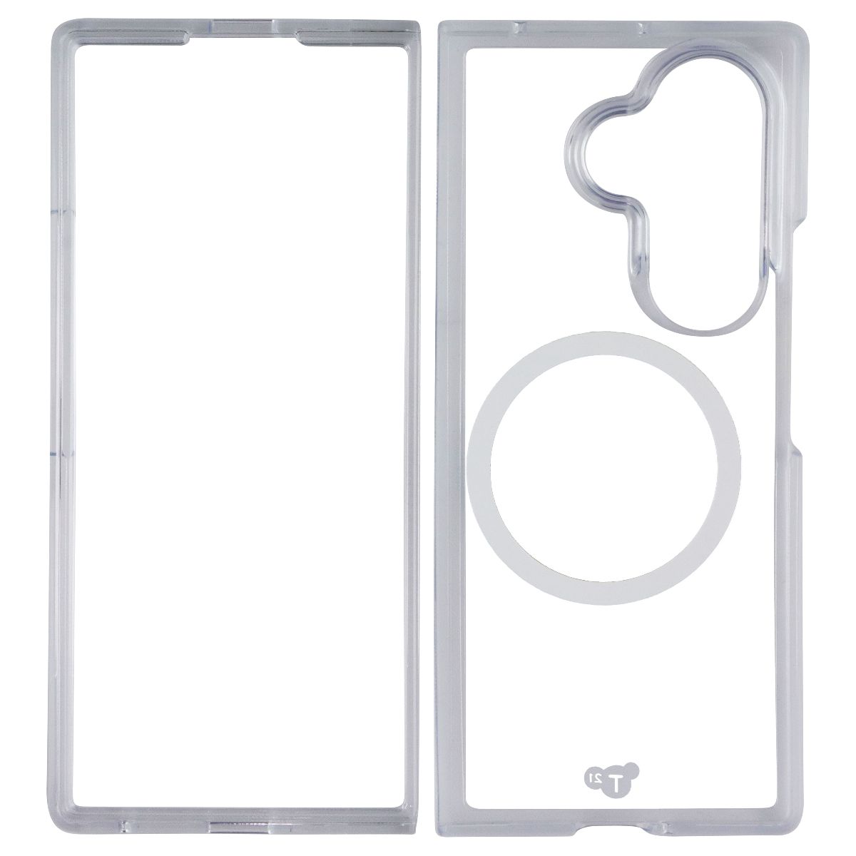 Tech21 EvoClear Magnetic Case for Samsung Galaxy Z Fold7 - Clear