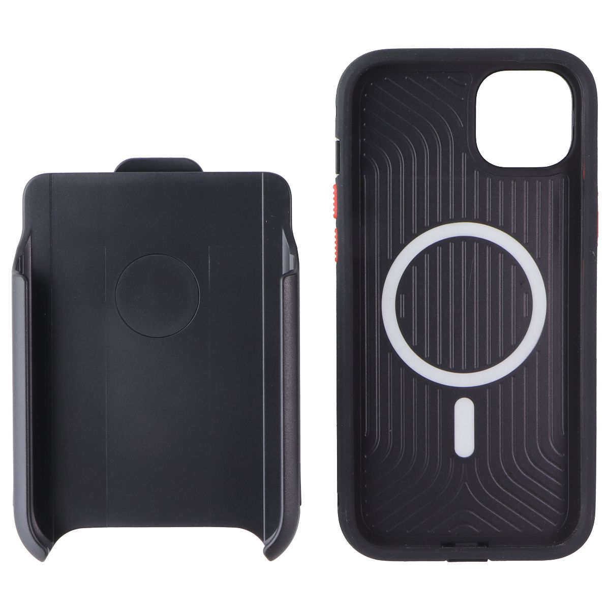 Tech21 EvoMax Case for MagSafe and Holster for Apple iPhone 14 Plus - Black Cell Phone - Cases, Covers & Skins Tech21 - Simple Cell Bulk Wholesale Pricing - USA Seller