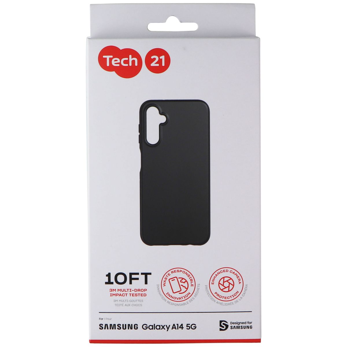 Tech21 EvoLite Series Case for Samsung Galaxy A14 5G - Black Cell Phone - Cases, Covers & Skins Tech21 - Simple Cell Bulk Wholesale Pricing - USA Seller