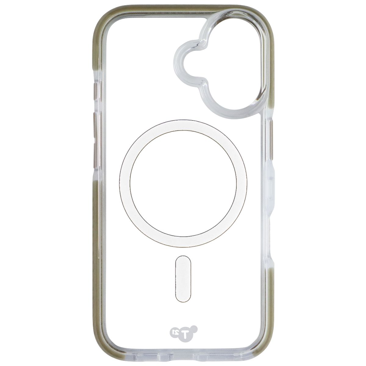 Tech21 EvoCrystal Series Case for MagSafe for Apple iPhone 16 - Clear/Gold