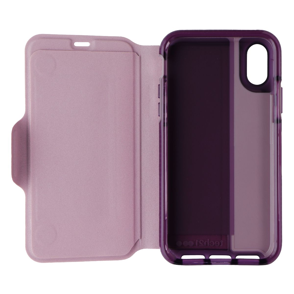Tech21 EvoWallet Series Protective Case for Apple iPhone Xs/X - Orchid Purple Cell Phone - Cases, Covers & Skins Tech21 - Simple Cell Bulk Wholesale Pricing - USA Seller