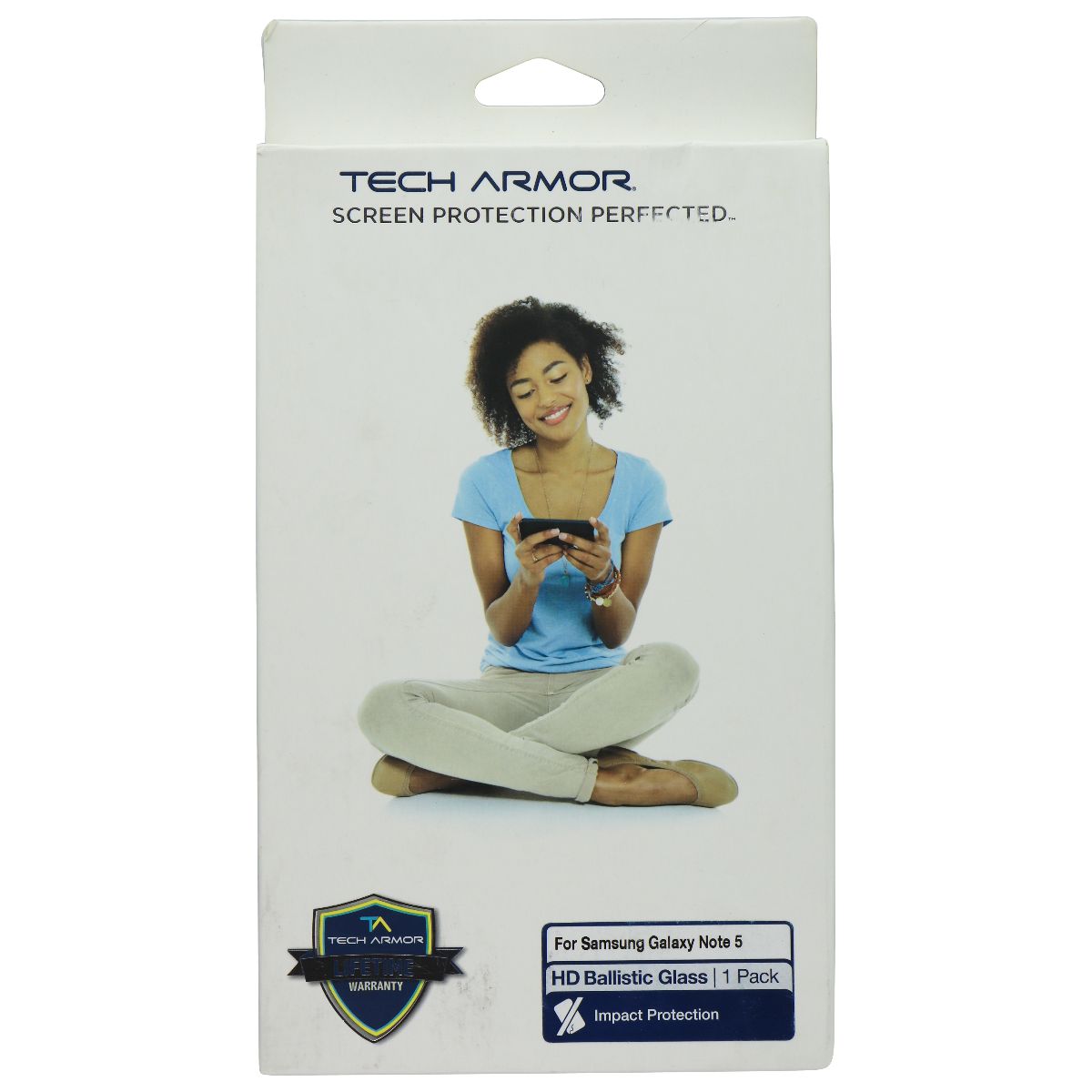 Tech Armor HD Ballistic Glass for Samsung Galaxy Note5 - Clear (1 Pack) Cell Phone - Screen Protectors Tech Armor - Simple Cell Bulk Wholesale Pricing - USA Seller