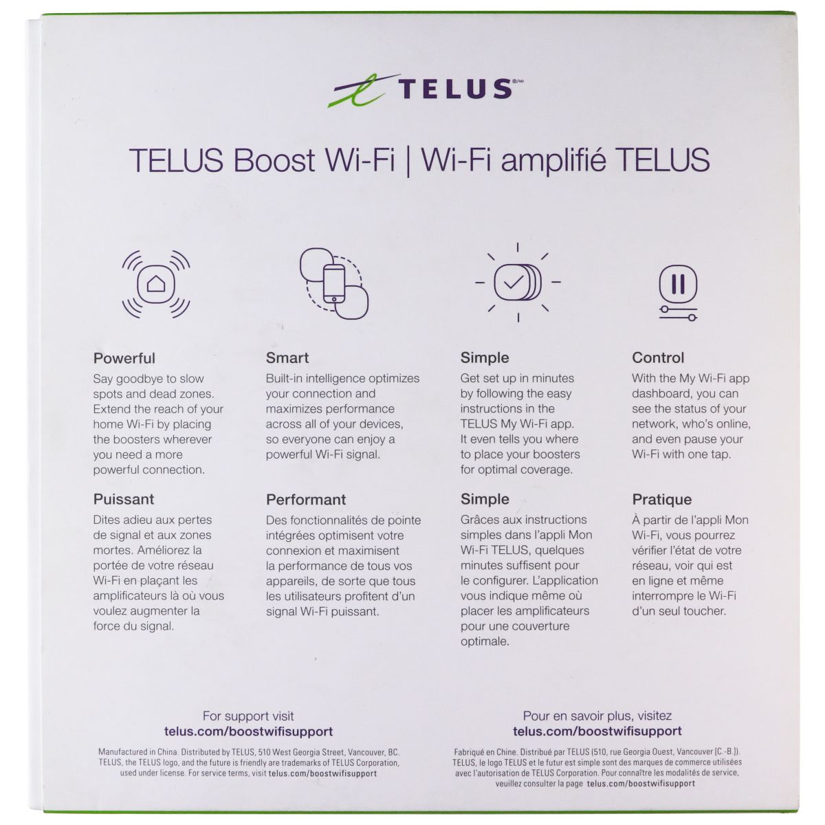 TELUS DWS Dual-Band AC Wireless Boost Wi-Fi Expansion Pack - White