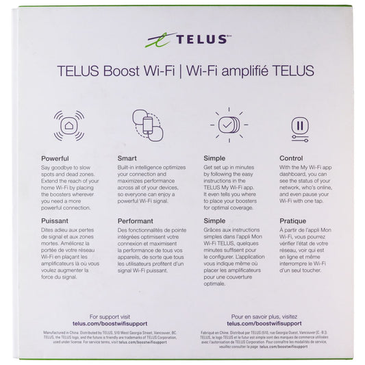 TELUS DWS Dual-Band AC Wireless Boost Wi-Fi Expansion Pack - White