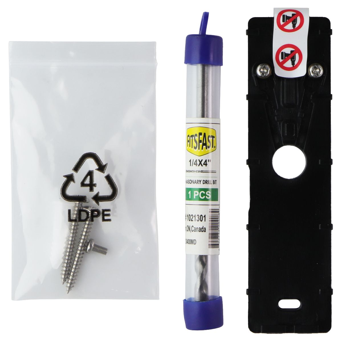 Telus SkyBell Slimline Wi-Fi Doorbell ADC-VDB105X Camera - Black/Silver Home Surveillance - Security Cameras Telus - Simple Cell Bulk Wholesale Pricing - USA Seller