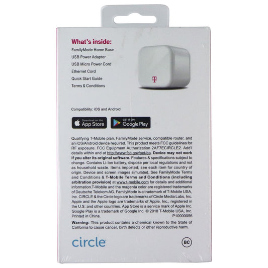 T-Mobile Family Mode Wi-Fi Home Base Parental Control Device - White