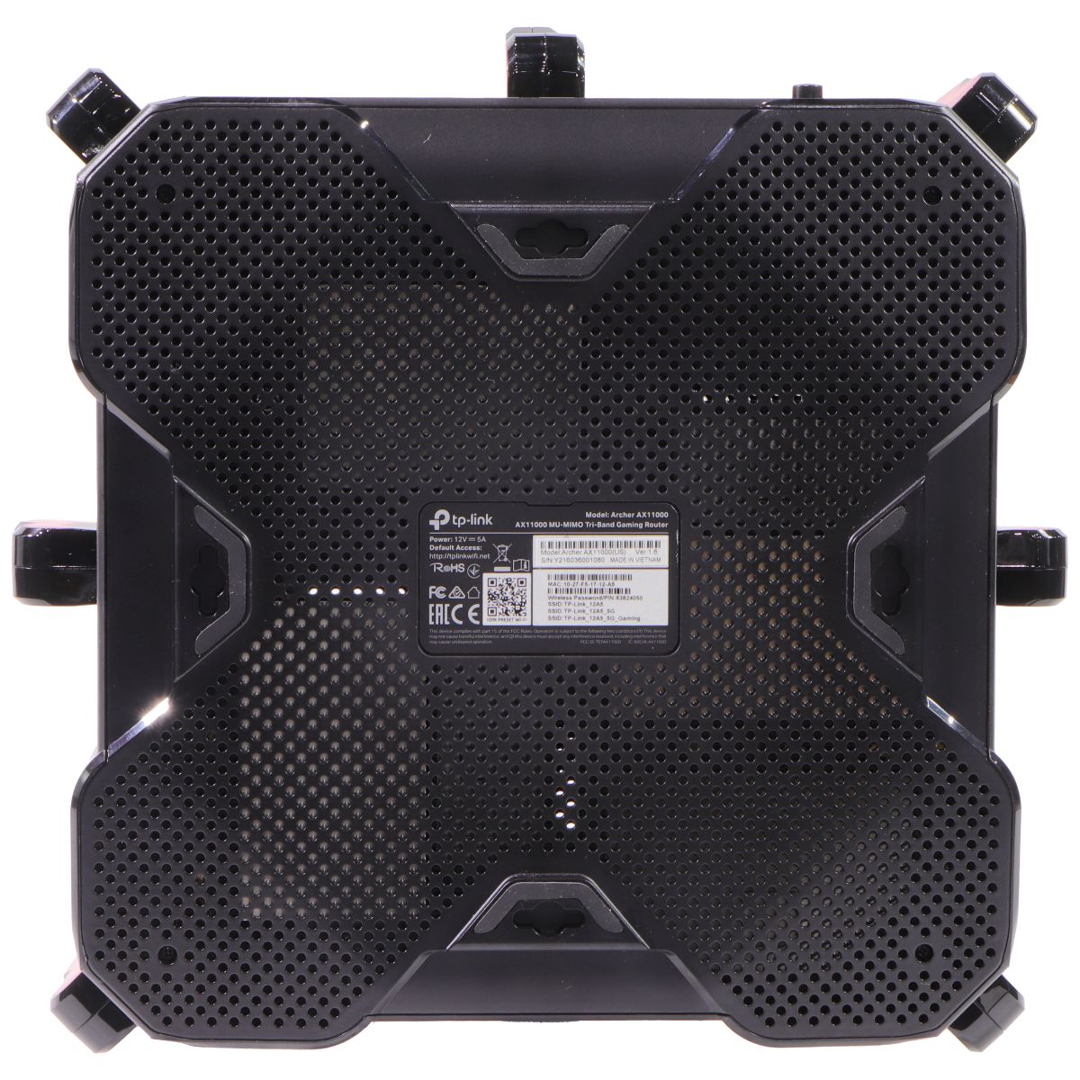 TP-Link (Archer) AX11000 Tri-Band Wi-Fi 6 Router - Black/Red Networking - Wireless Wi-Fi Routers TP-LINK - Simple Cell Bulk Wholesale Pricing - USA Seller