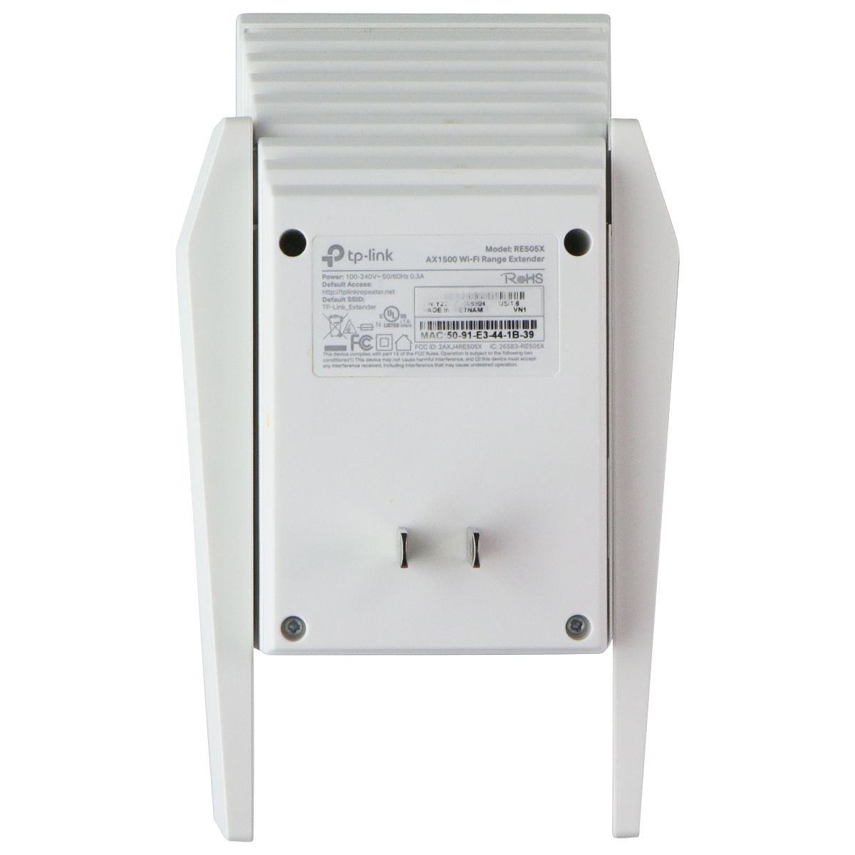 TP-Link AX1500 Dual Band Wi-Fi 6 Range Extender (RE505X) - White Networking - Boosters, Extenders & Antennas TP-LINK - Simple Cell Bulk Wholesale Pricing - USA Seller