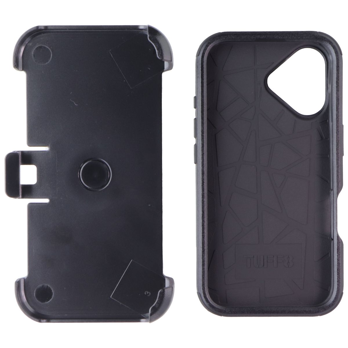 TUFF8 Impact PLUS Case with Holster for MagSafe for Apple iPhone 16 - Black Cell Phone - Cases, Covers & Skins TUFF8 - Simple Cell Bulk Wholesale Pricing - USA Seller