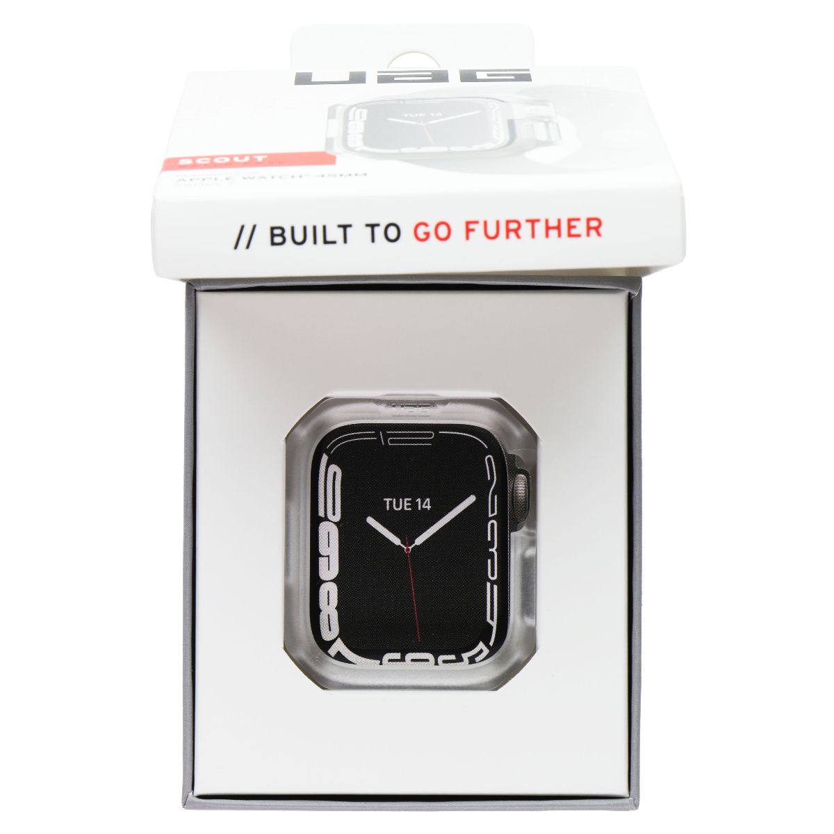 UAG Scout Series Case for Apple Watch Series 9/8/7 (45mm) - Frosted Ice Smart Watch Accessories - Smart Watch Cases UAG - Simple Cell Bulk Wholesale Pricing - USA Seller