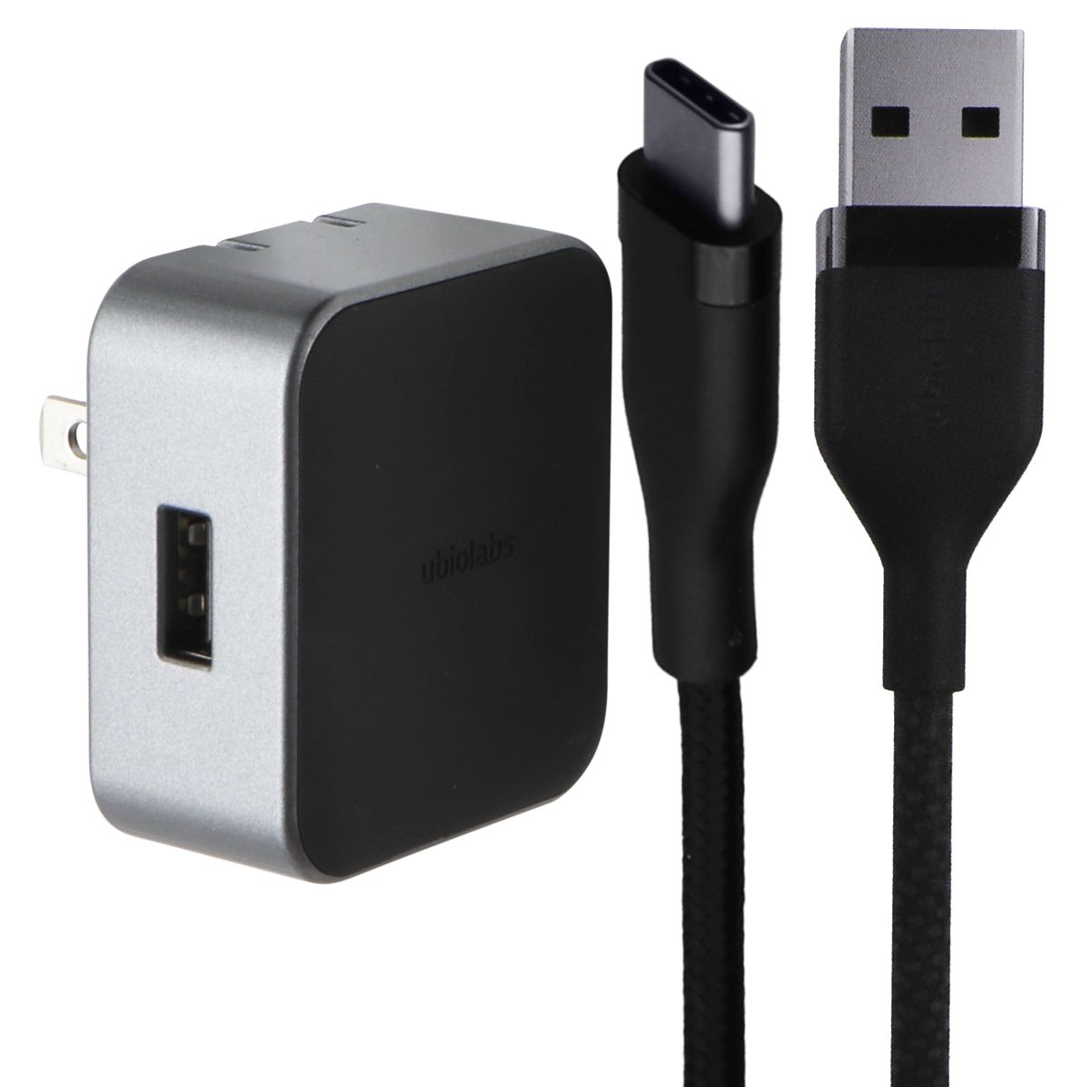 Ubiolabs Universal Portable Charger Kit with USB-C and Lightning Inputs - Black Cell Phone - Chargers & Cradles ubiolabs - Simple Cell Bulk Wholesale Pricing - USA Seller