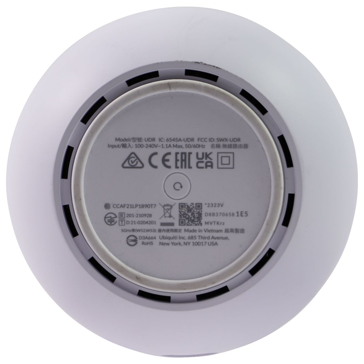 Ubiquiti Networks Wi-Fi 6 Wireless Dream Router (UDR) - White