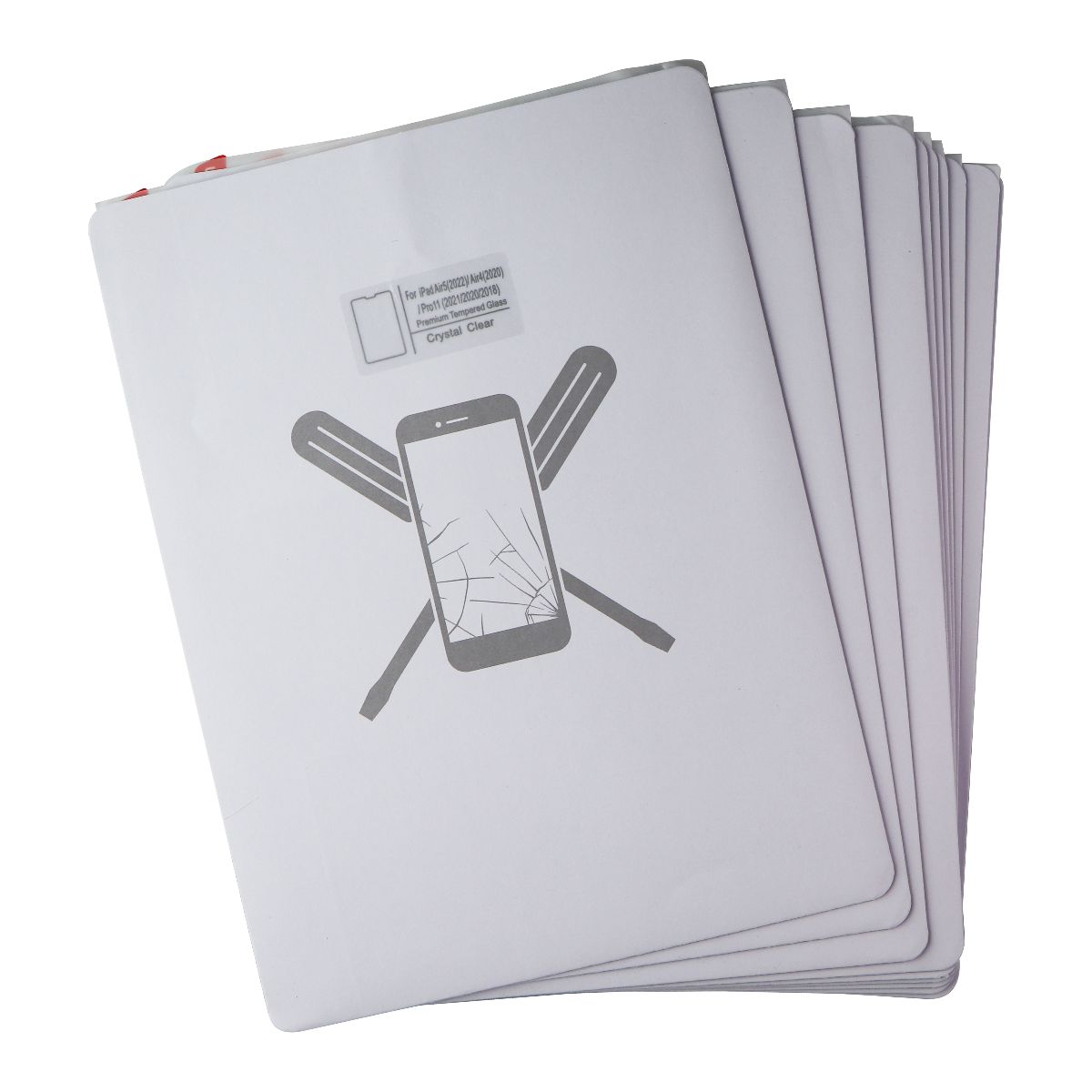 UBREAKIFIX Tempered Glass for iPad Pro 11-inch (2022/2021/2020/2019/2018) - 10Pk iPad/Tablet Accessories - Screen Protectors UBREAKIFIX - Simple Cell Bulk Wholesale Pricing - USA Seller