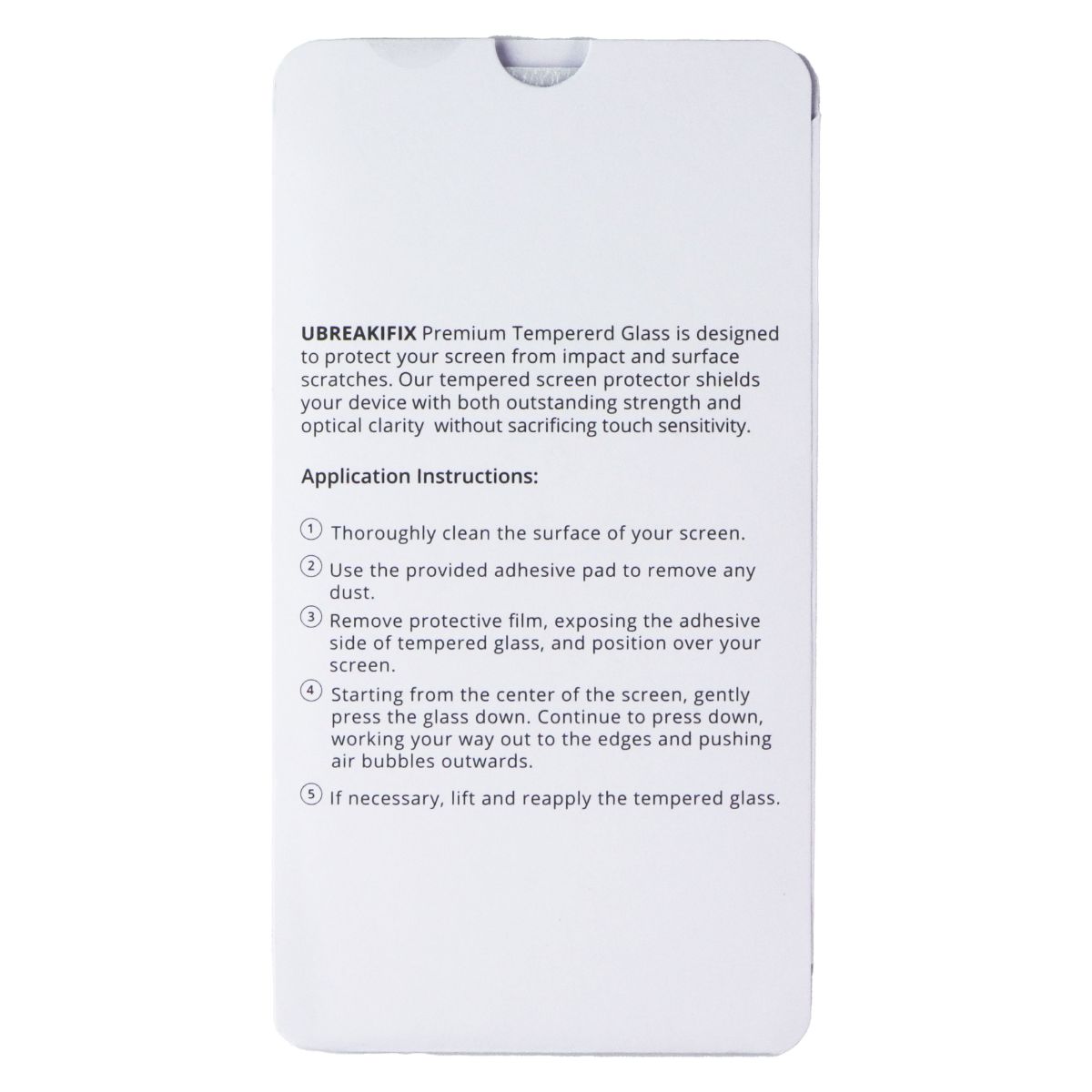 UBREAKIFIX Tempered Glass for Apple iPhone 16 Pro Max - Clear 5 PK Cell Phone - Screen Protectors UBREAKIFIX - Simple Cell Bulk Wholesale Pricing - USA Seller