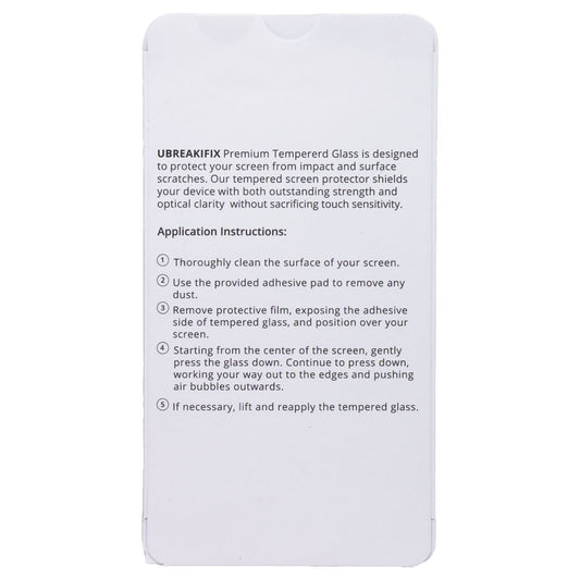 UBREAKIFIX Tempered Glass for Apple iPhone 13 mini Crystal Clear 5 PK Cell Phone - Screen Protectors UBREAKIFIX - Simple Cell Bulk Wholesale Pricing - USA Seller