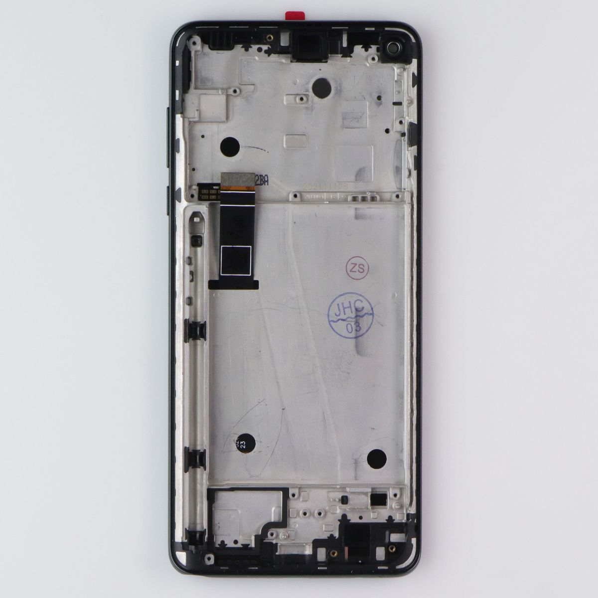 Repair Part - LCD Assembly with Frame (Aurora Black) Motorola G Stylus XT2115 Cell Phone - Replacement Parts & Tools Unbranded - Simple Cell Bulk Wholesale Pricing - USA Seller