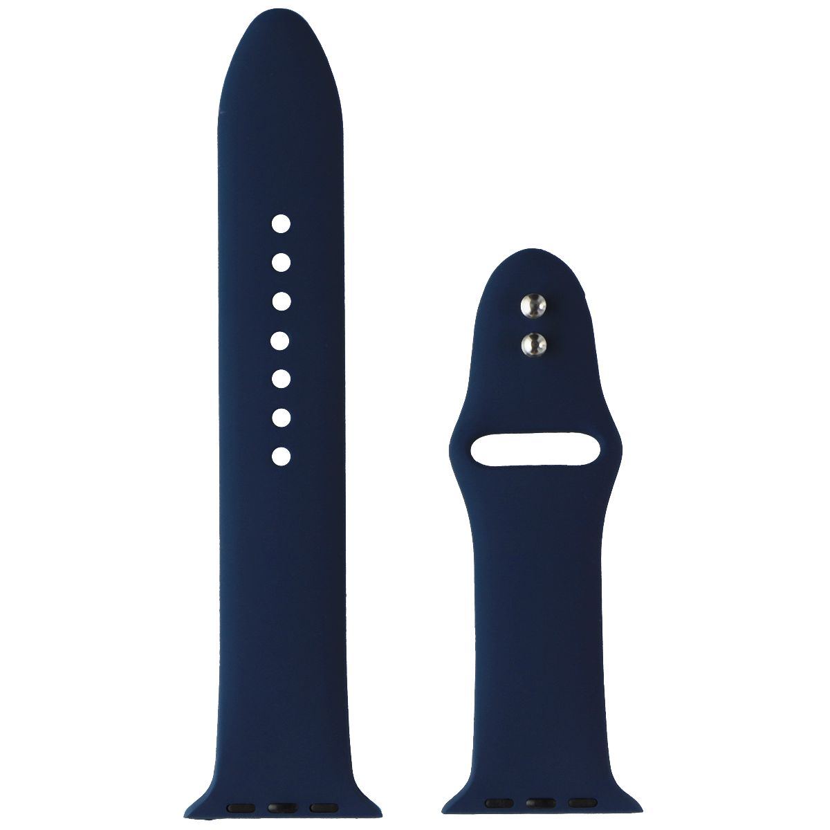 Generic Replacement Silicone Watch Band 42/44/45mm - Dark Blue Smart Watch Accessories - Watch Bands Unbranded - Simple Cell Bulk Wholesale Pricing - USA Seller