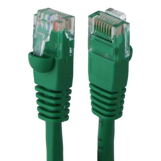 Generic CAT5e UTP Booted 350MHz Ethernet RJ-45 Patch Cable - Green/1-ft (10 Pk)
