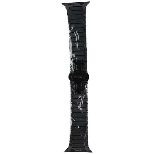 Fine Metal Link Band for Apple Watch (49/45/44mm) - Black (APO011) Smart Watch Accessories - Watch Bands Unbranded - Simple Cell Bulk Wholesale Pricing - USA Seller