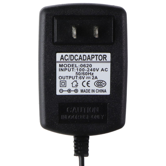 6V/2A AC/DC Power Adapter Wall Charger - Black (0620) Multipurpose Batteries & Power - Multipurpose AC to DC Adapters Unbranded - Simple Cell Bulk Wholesale Pricing - USA Seller
