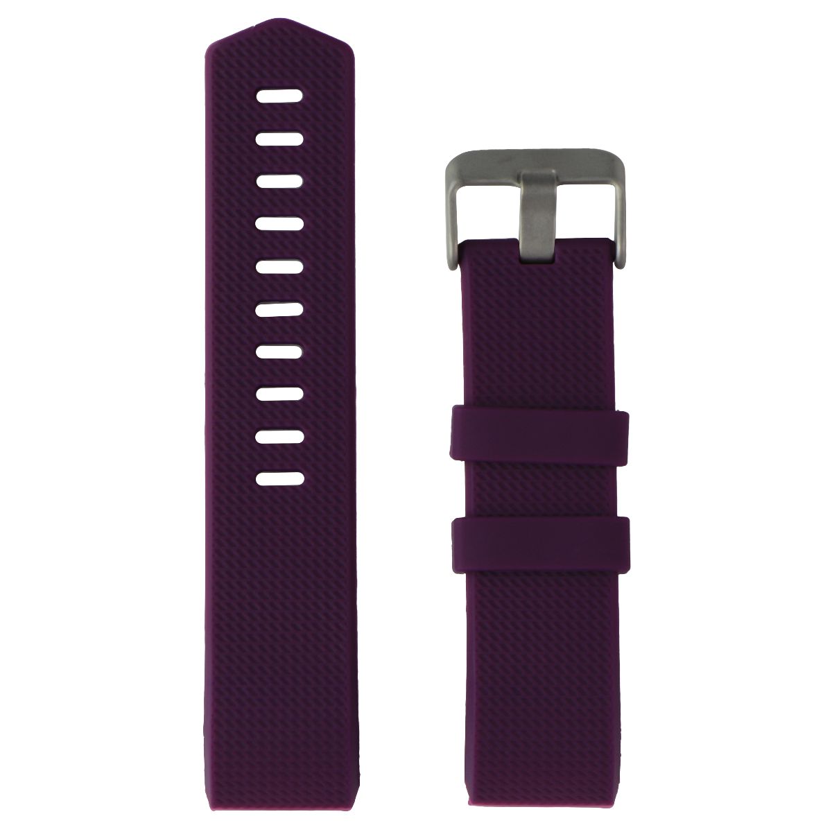 Silicone Replacement Band for Fitbit Charge 2 Watch - Plum Smart Watch Accessories - Watch Bands Unbranded - Simple Cell Bulk Wholesale Pricing - USA Seller