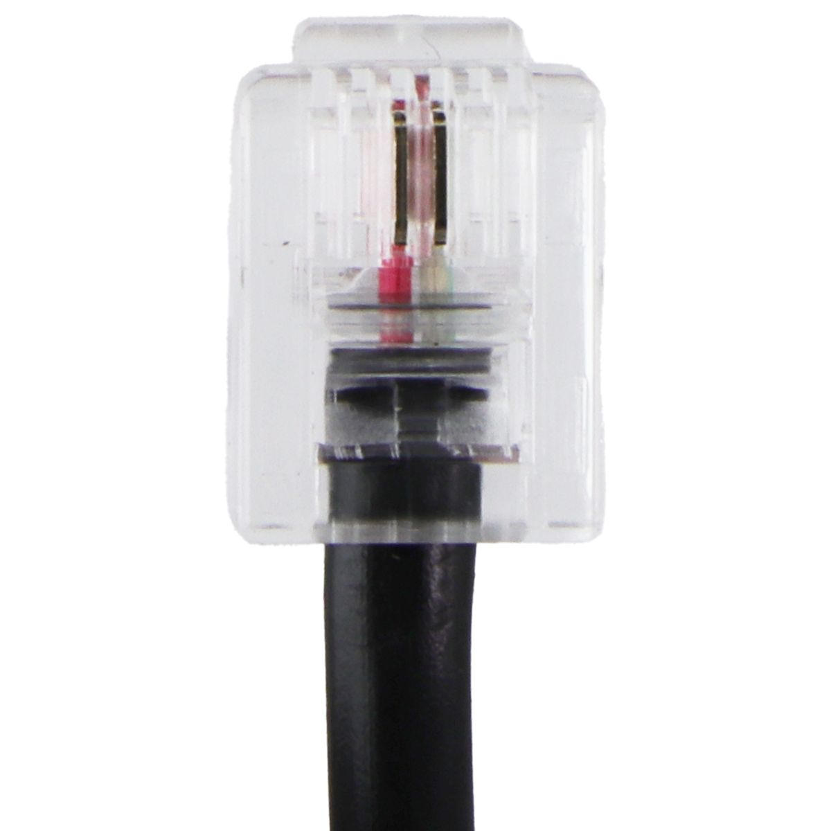 (10-Foot) RJ11 Universal Telephone Extension Flat Cord - Black Home Telephones & Accessories - Cords, Jacks & Plugs Unbranded - Simple Cell Bulk Wholesale Pricing - USA Seller