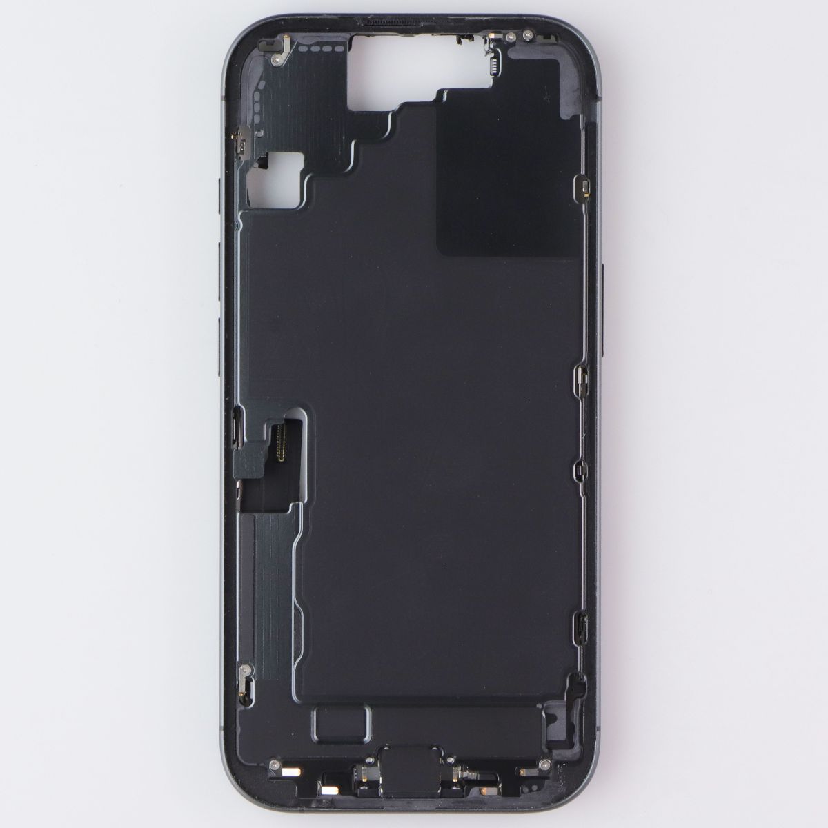 Repair Part - OEM Pull Mid Frame with Small Parts for Apple iPhone 17 - Black