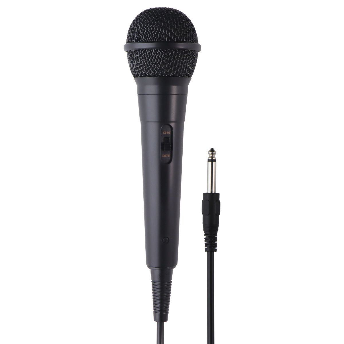 Wired Dynamic Karaoke Microphone (1/4 inch Plug, 13 Ft Length) - Black Computer Accessories - Microphones Unbranded - Simple Cell Bulk Wholesale Pricing - USA Seller