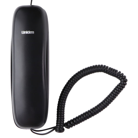 Uniden Black Slimline Corded Phone - Black (1100BK) Home Telephones & Accessories - Corded Telephones Uniden - Simple Cell Bulk Wholesale Pricing - USA Seller
