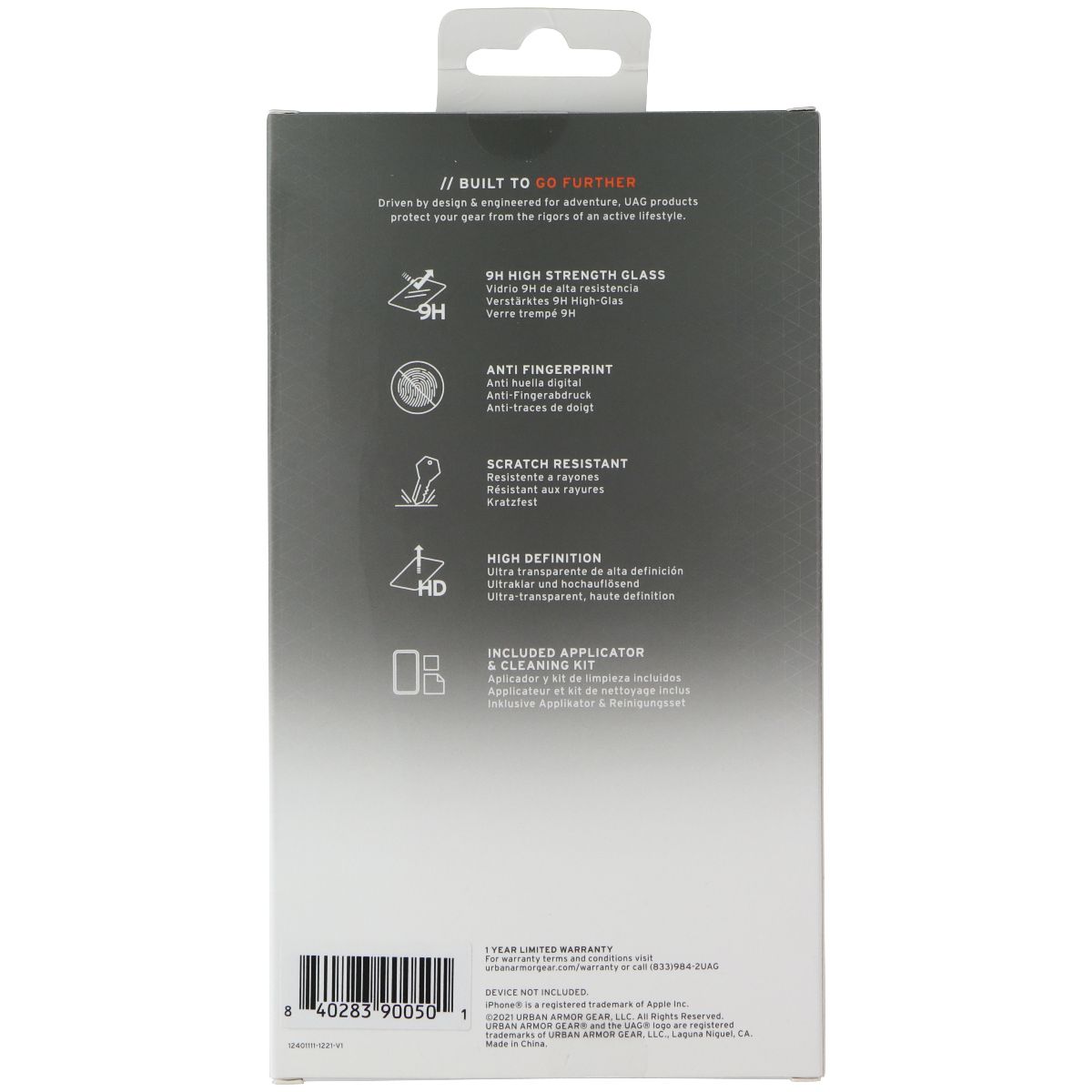 UAG Glass Shield Series Screen Protector for Apple iPhone SE 3rd/2nd Gen / 8 / 7 Cell Phone - Screen Protectors Urban Armor Gear - Simple Cell Bulk Wholesale Pricing - USA Seller