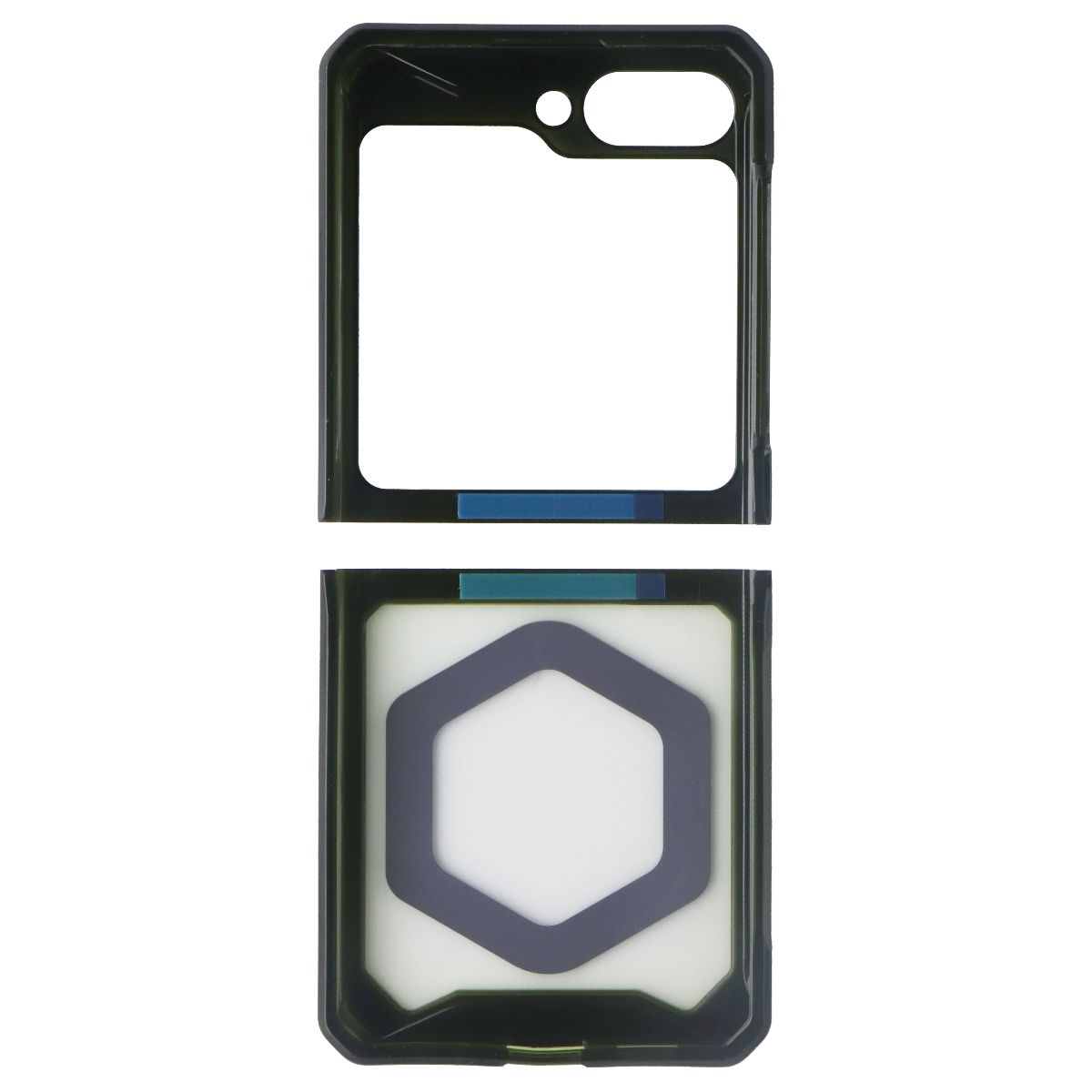 Urban Armor Gear Plyo Series Magnetic Case for Galaxy Z Flip5 5G - Olive/Gray Cell Phone - Cases, Covers & Skins Urban Armor Gear - Simple Cell Bulk Wholesale Pricing - USA Seller