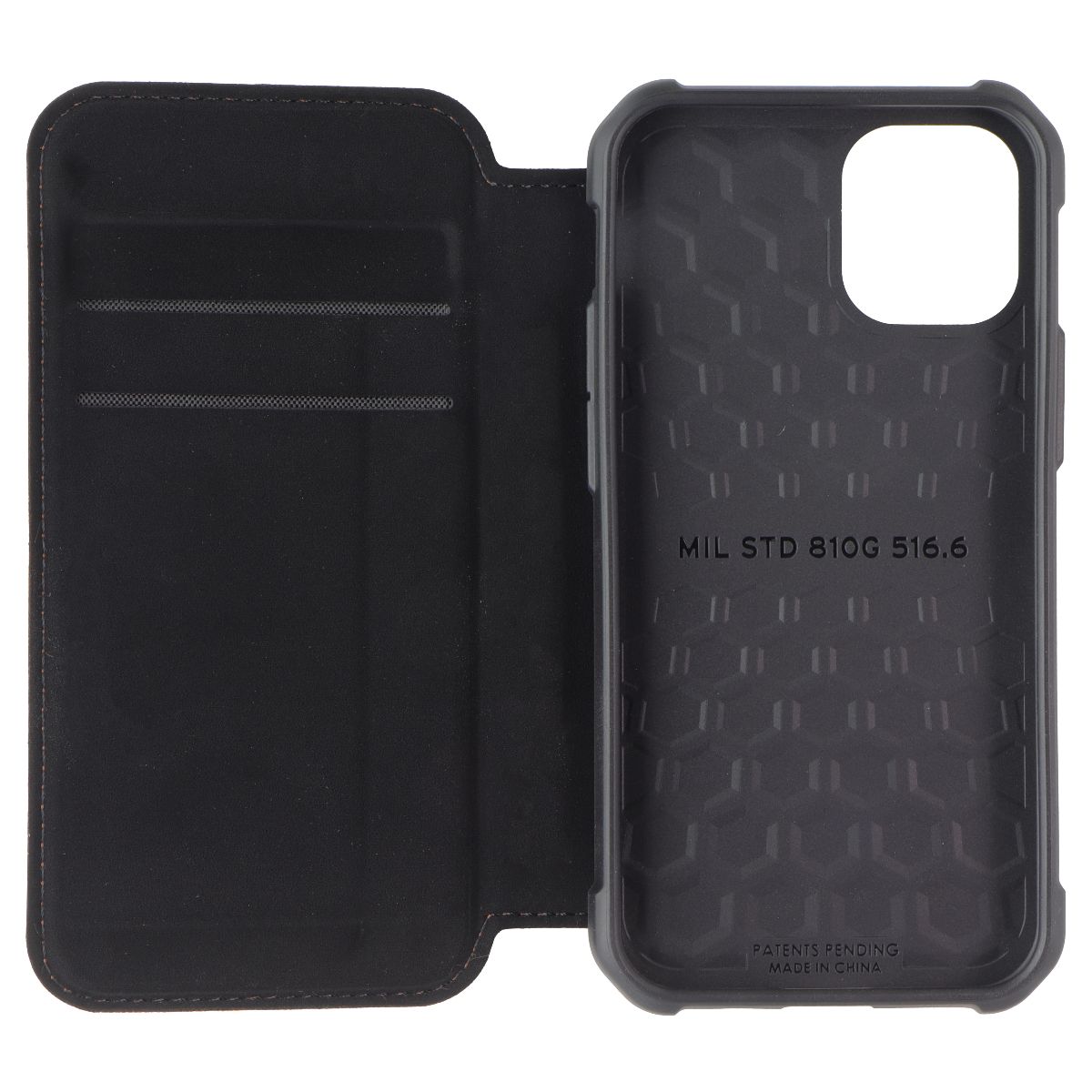 UAG Metropolis Flip Folio Cover Case for iPhone 12 mini - LTHR ARMR Brown Cell Phone - Cases, Covers & Skins Urban Armor Gear - Simple Cell Bulk Wholesale Pricing - USA Seller