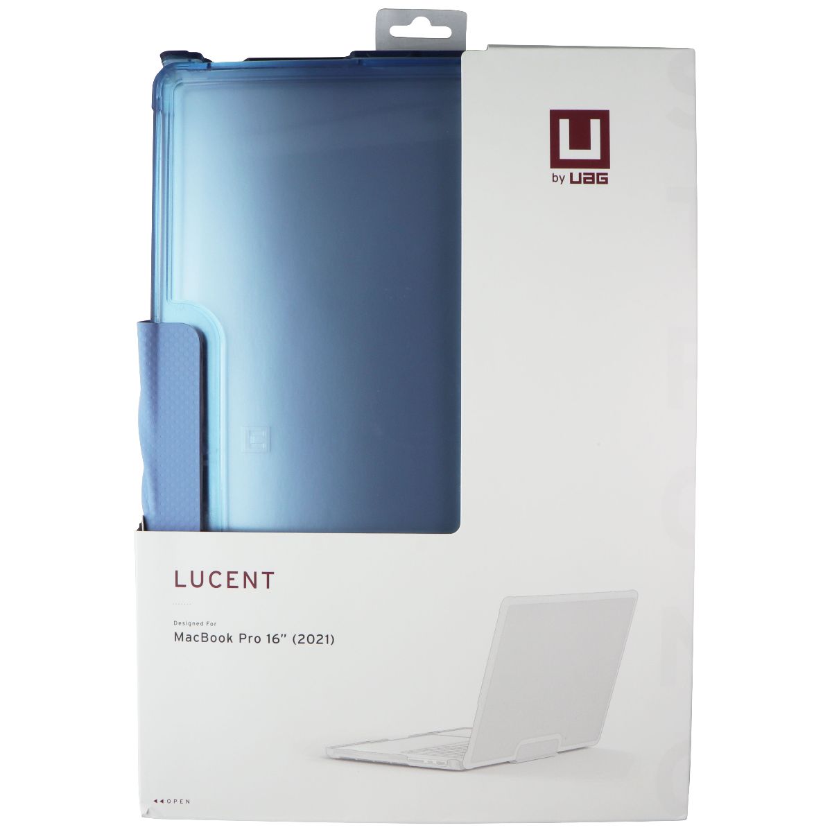 UAG Lucent Series Hard Case for MacBook Pro 16-in (2021-2023) - Blue Cerulean Computer Accessories - Laptop Cases & Bags Urban Armor Gear - Simple Cell Bulk Wholesale Pricing - USA Seller