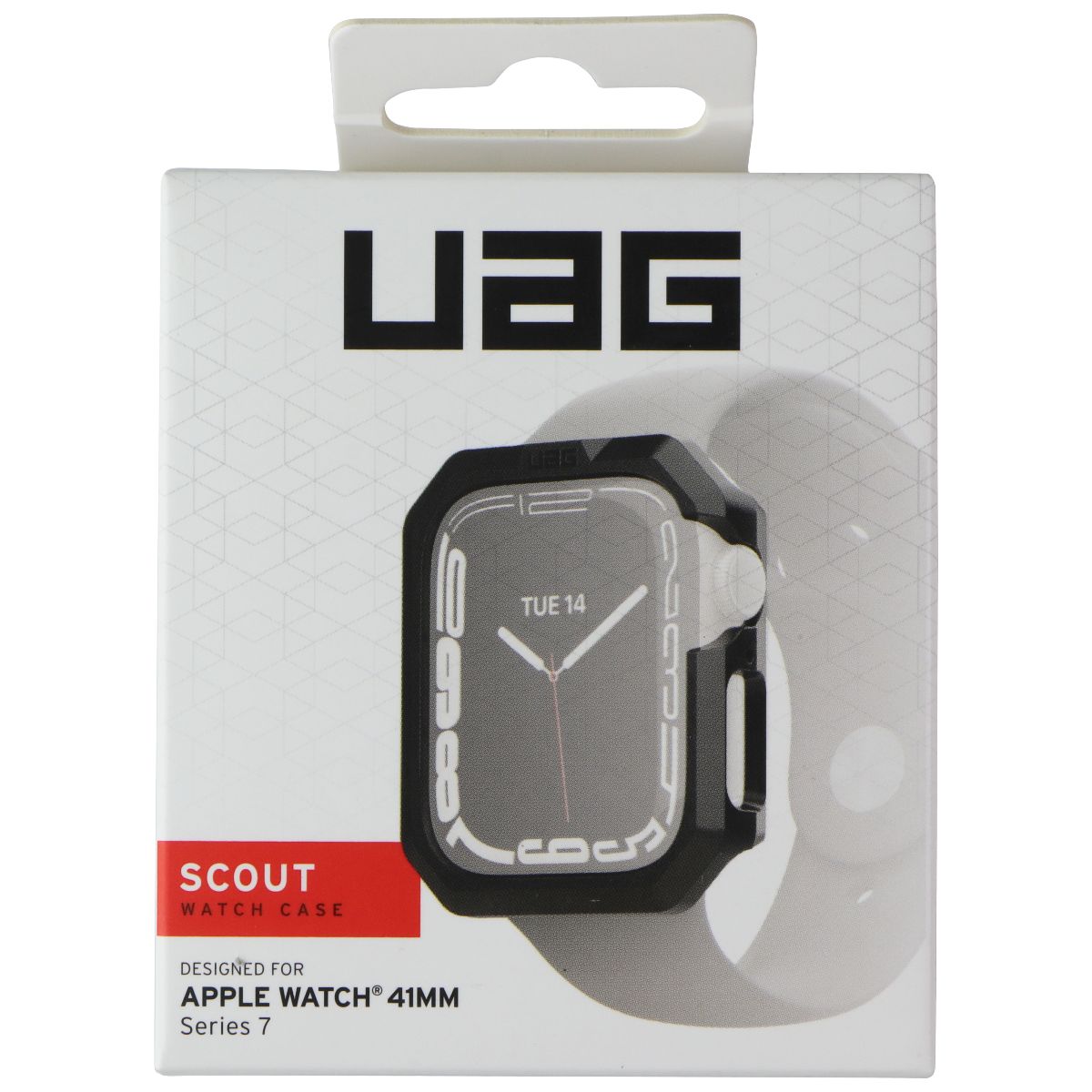 Urban Armor Gear Scout Watch Case for Apple Watch (41mm) Series 9/8/7 - Black Smart Watch Accessories - Smart Watch Cases Urban Armor Gear - Simple Cell Bulk Wholesale Pricing - USA Seller
