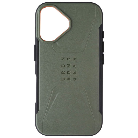 UAG Civilian Series Case for MagSafe for Apple iPhone 16 - Olive Drab Green Cell Phone - Cases, Covers & Skins Urban Armor Gear - Simple Cell Bulk Wholesale Pricing - USA Seller