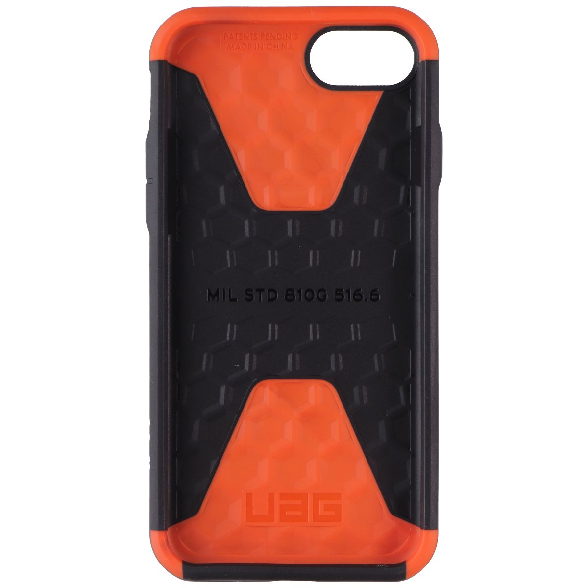 UAG Civilian Series Case for Apple iPhone SE (2020) 2nd Gen/8/7 - Black/Orange Cell Phone - Cases, Covers & Skins Urban Armor Gear - Simple Cell Bulk Wholesale Pricing - USA Seller