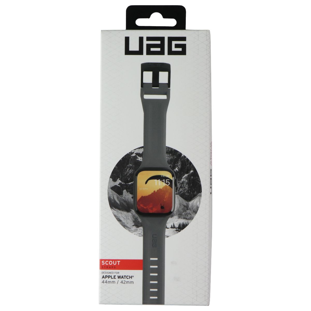 UAG Scout Silicone Strap for Apple Watch (40-42mm) - Silver