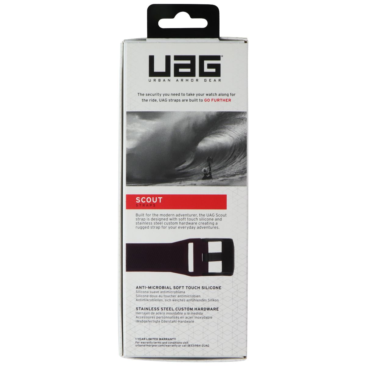 Urban Armor Gear UAG Scout Series Straps for Apple Watch (44mm/42mm) - Eggplant Smart Watch Accessories - Watch Bands Urban Armor Gear - Simple Cell Bulk Wholesale Pricing - USA Seller