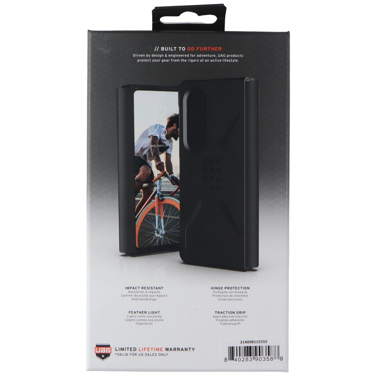 Urban Armor Gear Civilian Series Case for Samsung Galaxy Z Fold4 (5G) - Mallard Cell Phone - Cases, Covers & Skins Urban Armor Gear - Simple Cell Bulk Wholesale Pricing - USA Seller