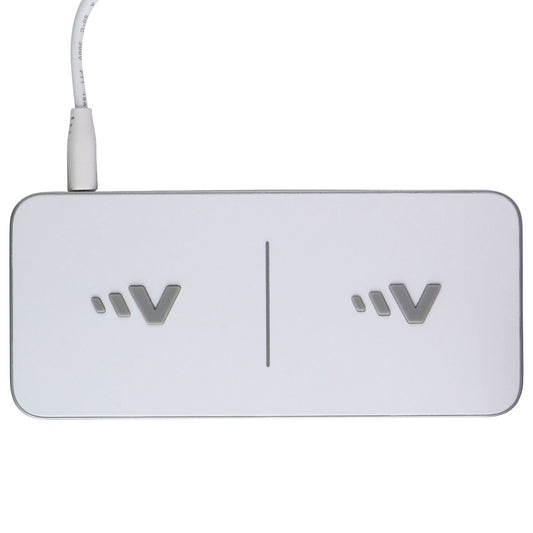 Ventev (15W) Qi Wireless Universal Ultrafast Dual Charging Pad - White Cell Phone - Chargers & Cradles Ventev - Simple Cell Bulk Wholesale Pricing - USA Seller