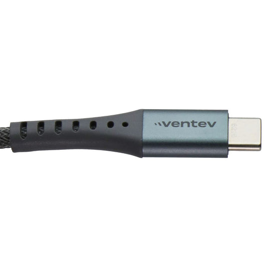 Ventev 10 Foot Alloy Ultra Durable High Speed USB-C to USB-C Cable - Gray