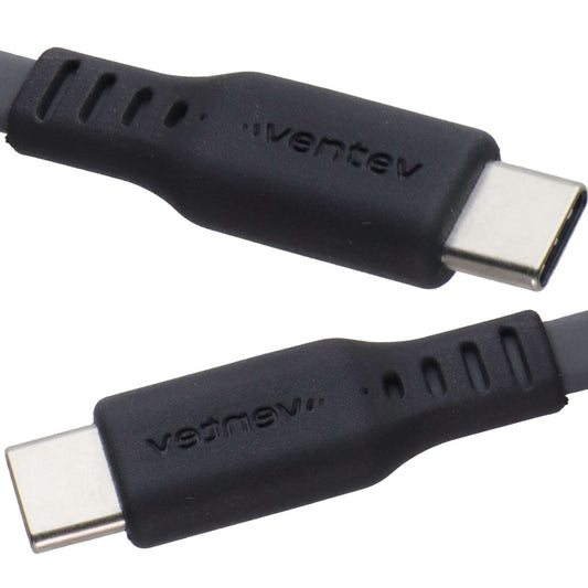 Ventev (6 Foot) USB-C to USB-C Flat Charge and Sync Cable - Gray