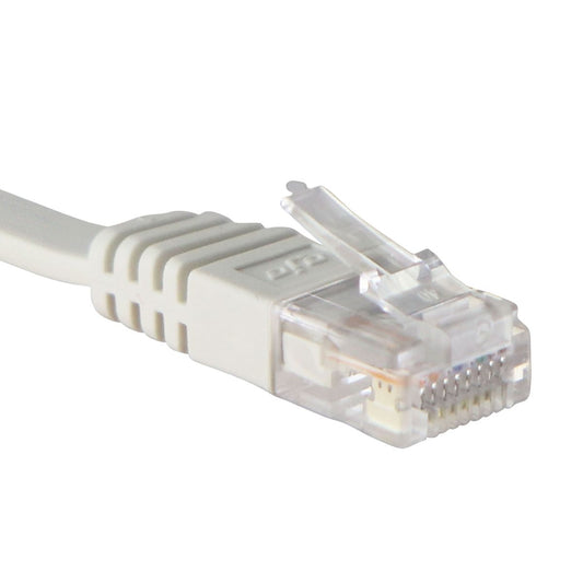 Verizon (5-Foot) Flat Tangle-Free Ethernet CAT 5E Patch Cable - White Computer/Network - Ethernet Cables (RJ-45, 8P8C) Verizon - Simple Cell Bulk Wholesale Pricing - USA Seller