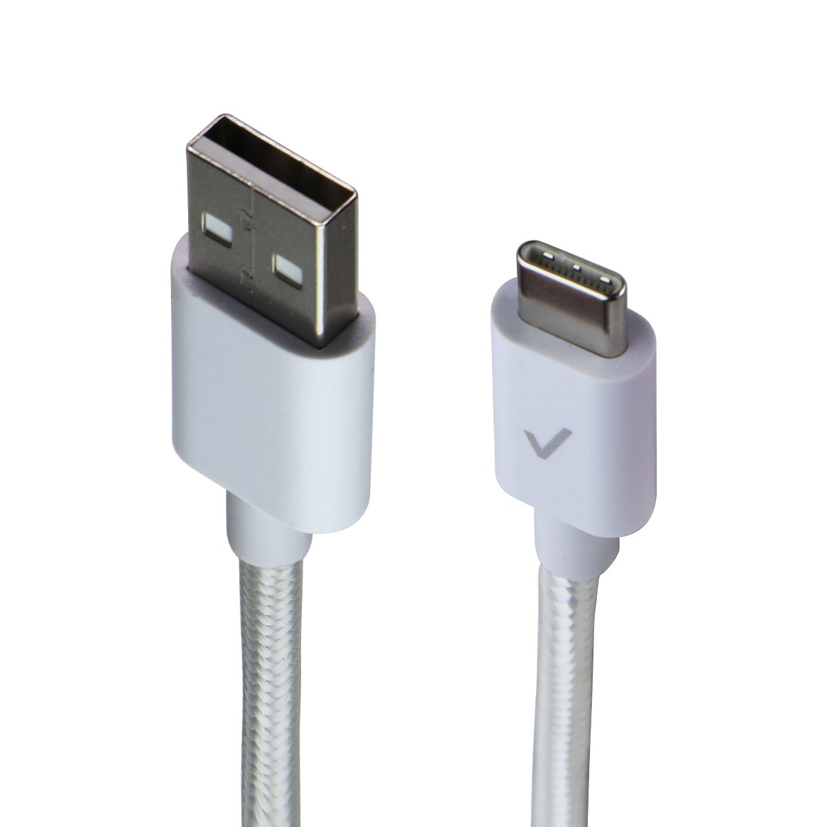 Verizon USB-C to USB-A (10-Foot) Braided Charging Cable - White Cell Phone - Cables & Adapters Verizon - Simple Cell Bulk Wholesale Pricing - USA Seller